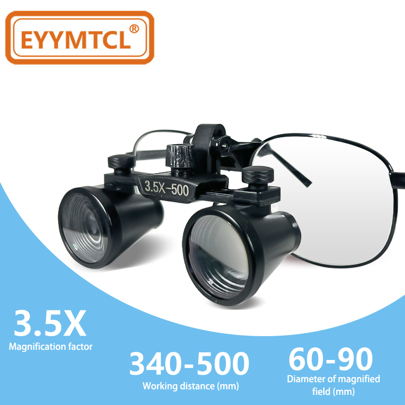 Medical Laboratories - EYY 歯科用ルーペ 3.5X 口腔外科用双眼鏡拡大鏡 歯科ラボ医療手術用ルーペ 調整可能な手術用拡大鏡