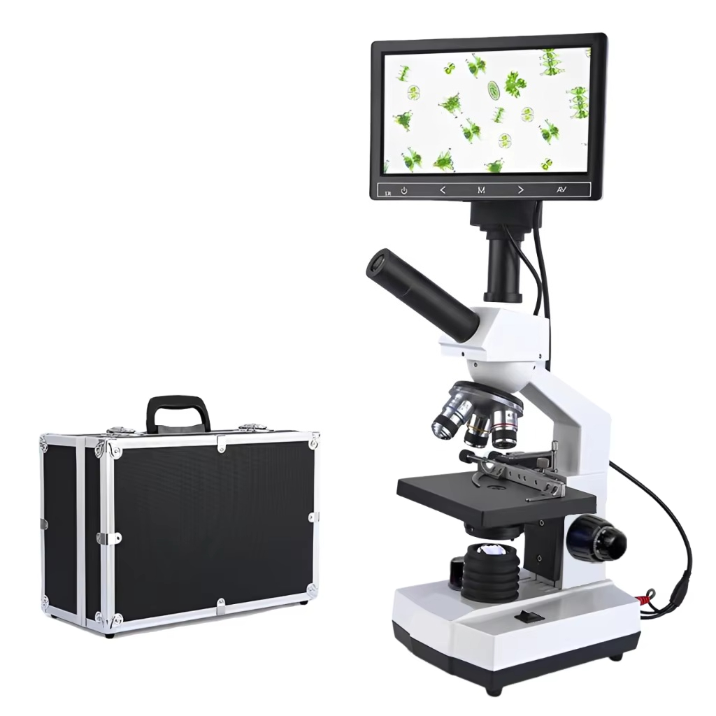 Digital Microscope - トップセラーHDスクリーンデジタル顕微鏡双眼生物顕微鏡400倍細胞生物顕微鏡医療ラボ生物顕微鏡