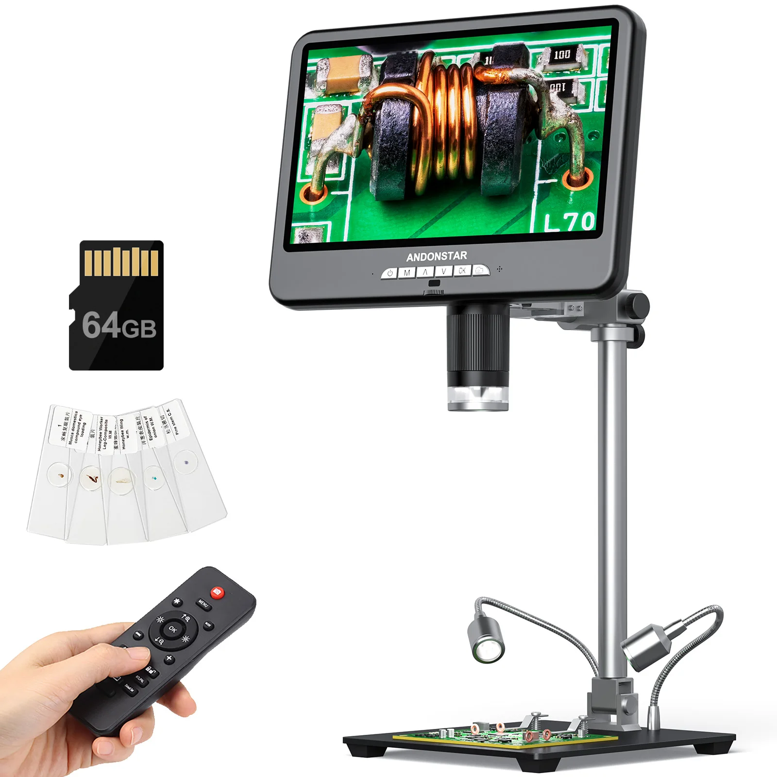 Andonstar AD210S-Pro 4K 60FPS  - Digital Microscope のレビューと価格