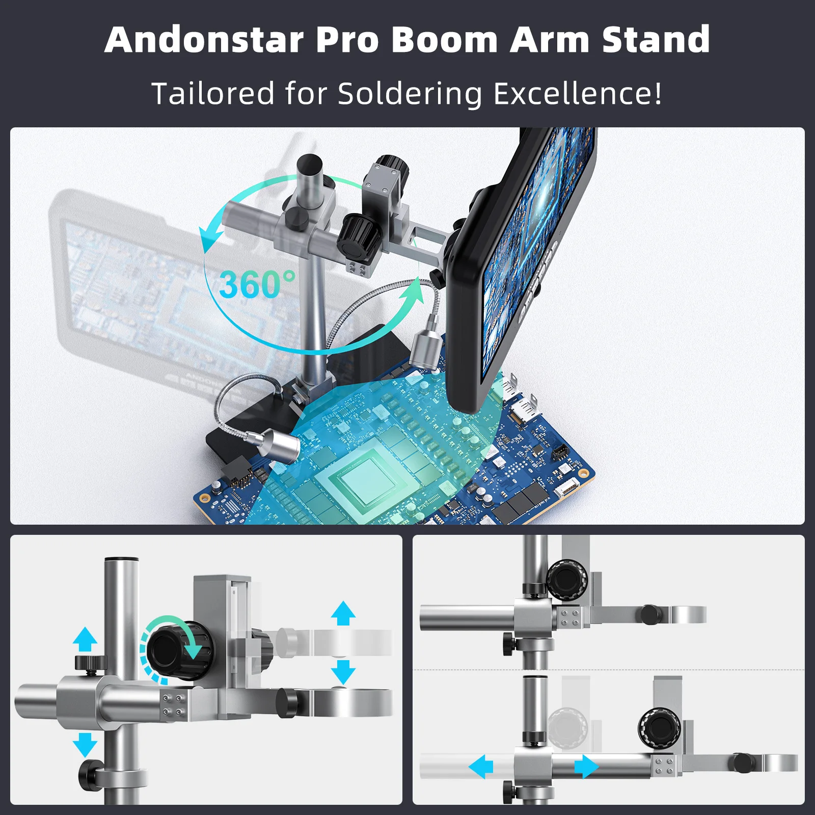 Andonstar AD210S-Pro 4K 60FPS  - Digital Microscope のレビューと価格