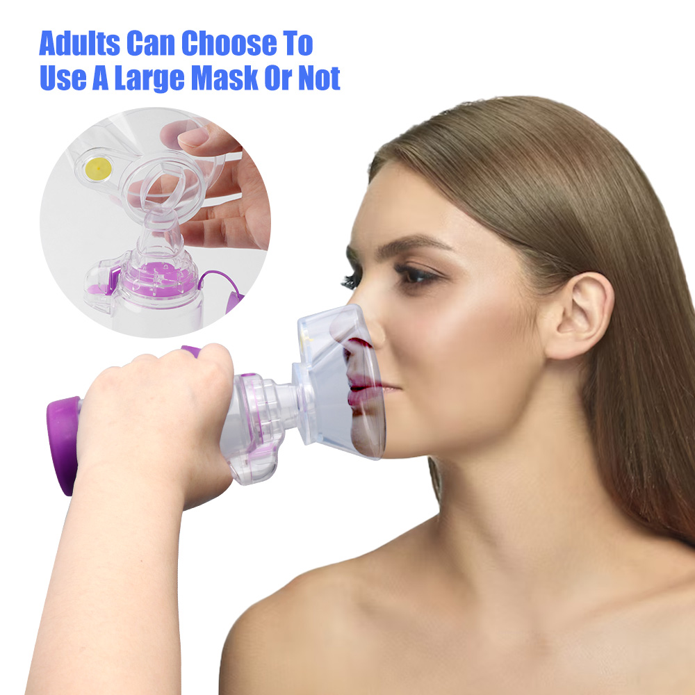 ポータブル吸入器カップユニバーサルネブライザースペーサーミス - Nebulizer Machine のレビューと価格