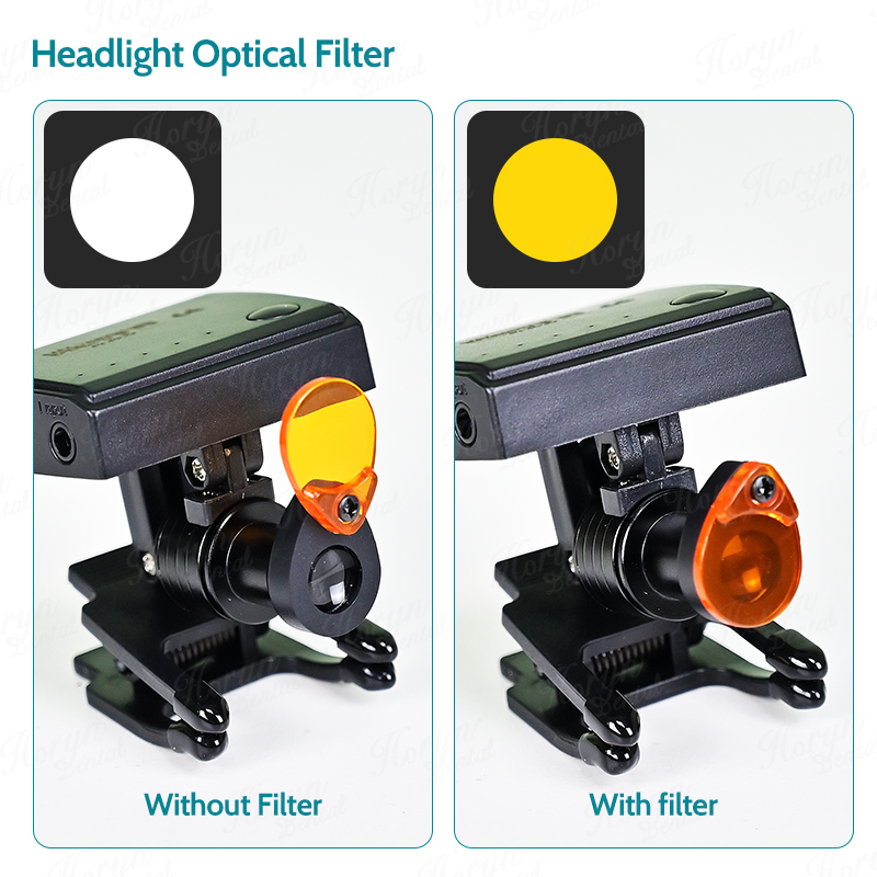 歯科 5 ワットワイヤレス LED ヘッドライトクリップポー - Medical Laboratories のレビューと価格