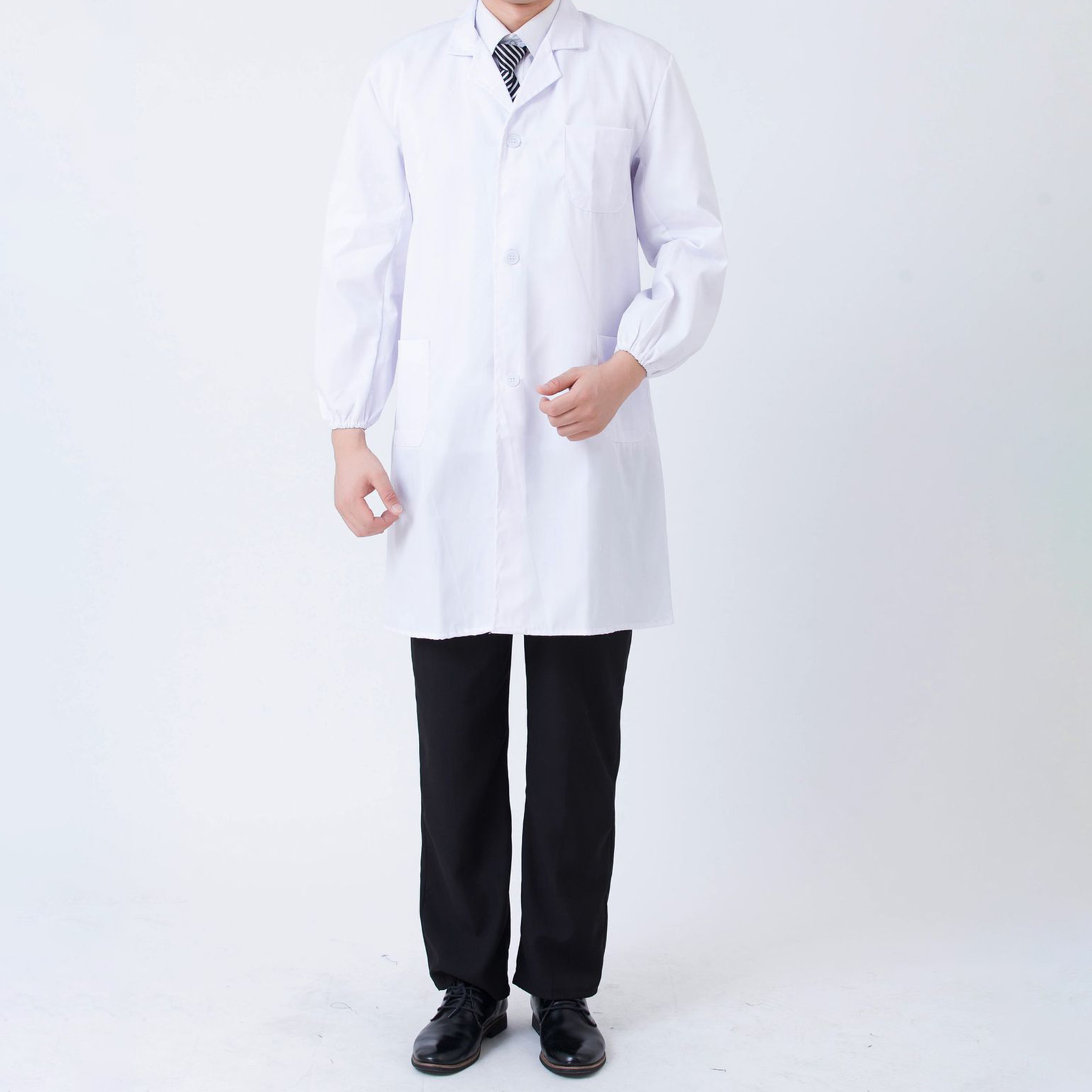 医学生白い白衣、伸縮性のある袖口付き、病院科学者学校向けの肌 - Medical Laboratory Scientist のレビューと価格