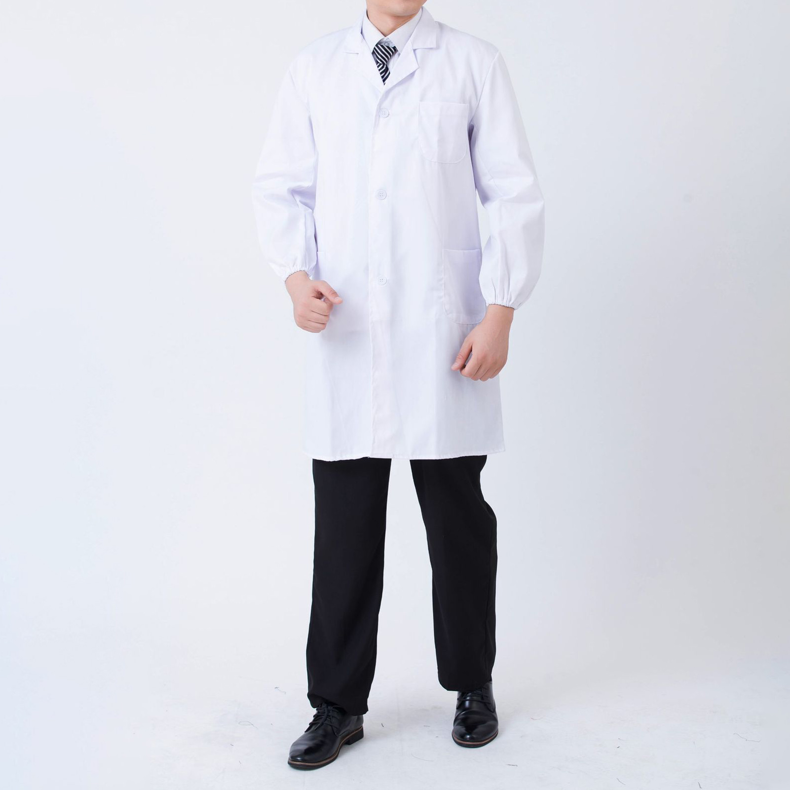 医学生白い白衣、伸縮性のある袖口付き、病院科学者学校向けの肌 - Medical Laboratory Scientist のレビューと価格