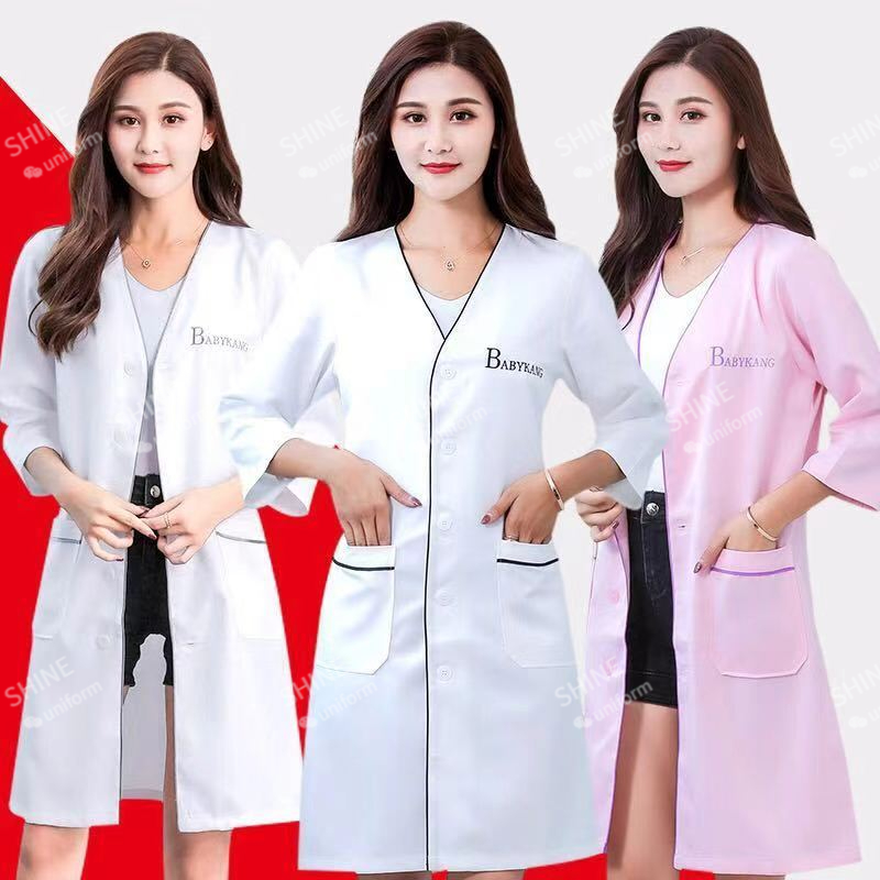 美容制服美容師カスタムロゴスキンマネージャー作業服スパ制服白 - Medical Lab Management のレビューと価格